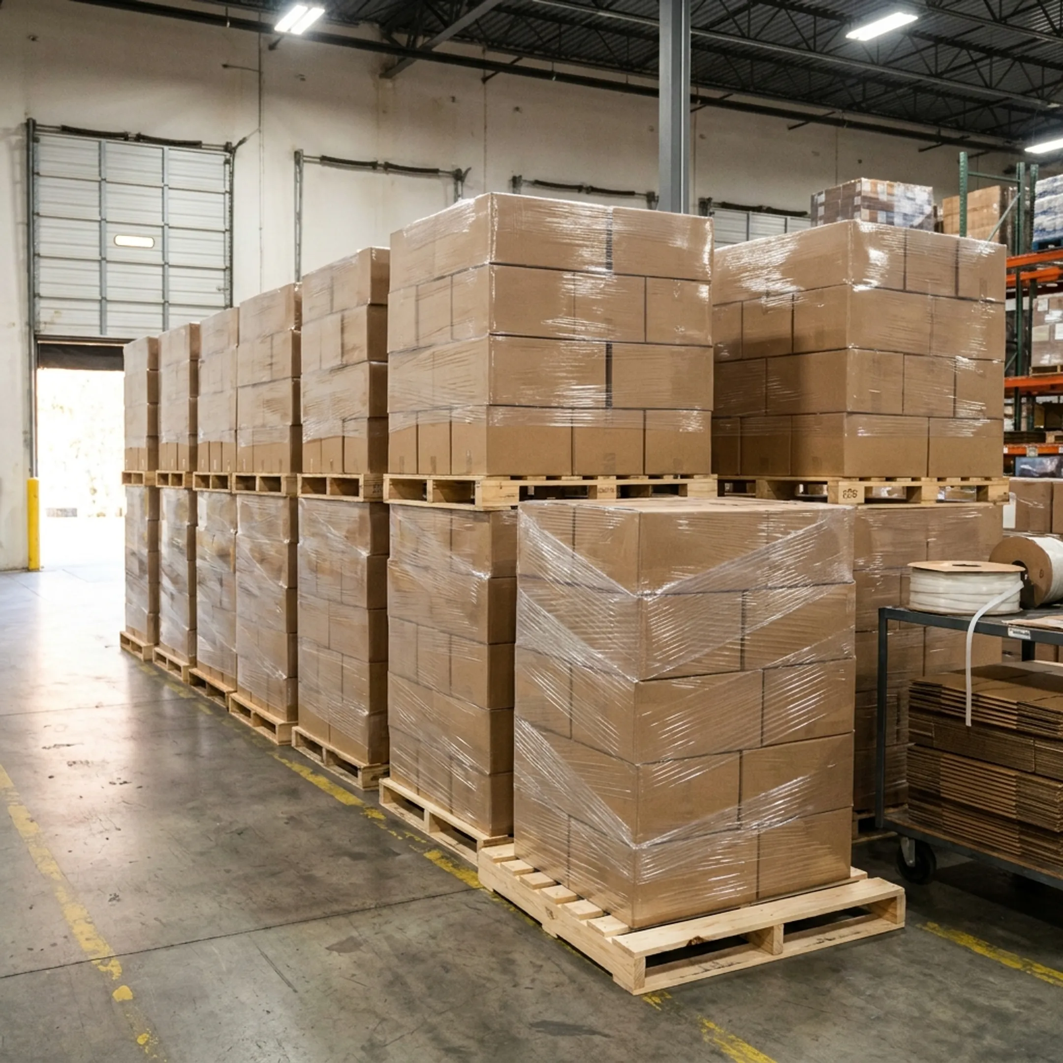 Food and beverage pallet distribution