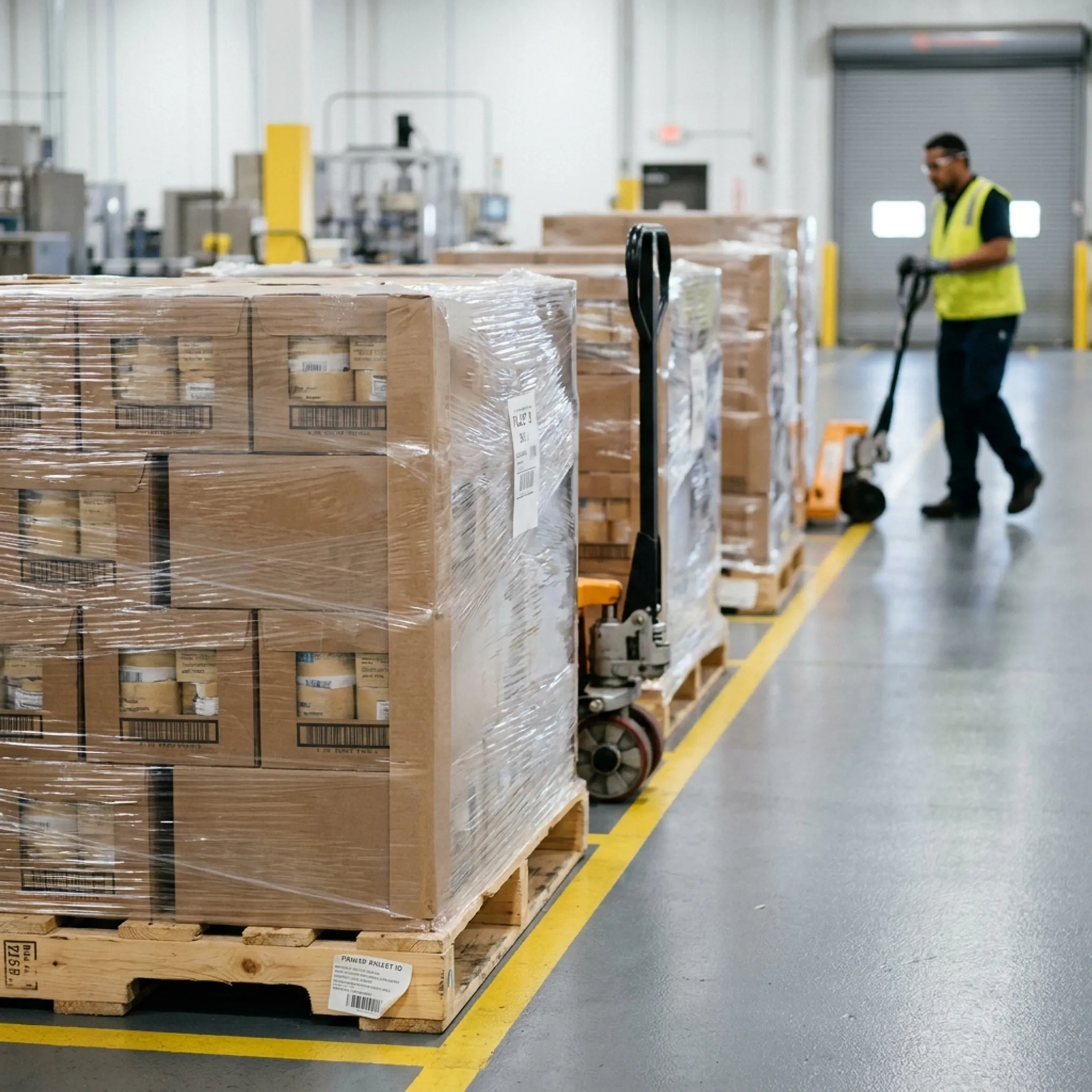Food and beverage manufacturing pallets