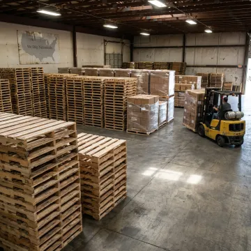 Warehouse pallet and packaging supply