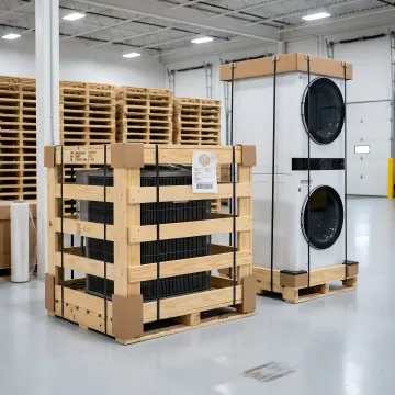 Custom pallets and crates for HVAC and appliances