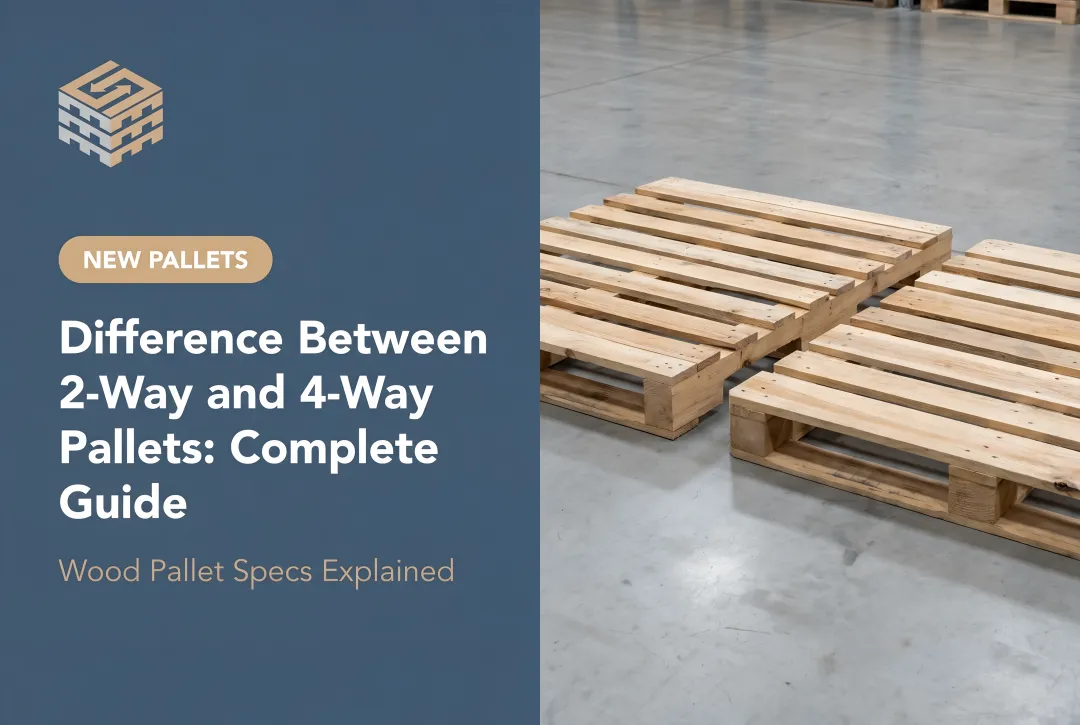 Difference Between 2-Way and 4-Way Pallets: Complete Guide