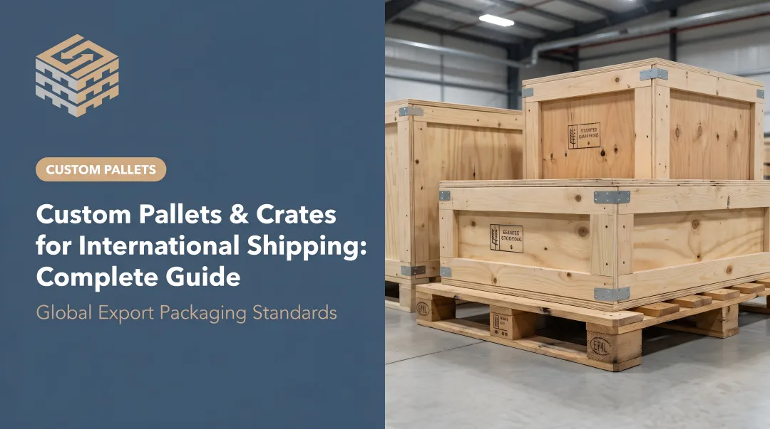 Custom Pallets & Crates for International Shipping: Complete Guide