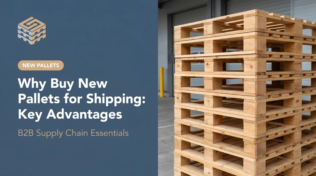 Why Buy New Pallets for Shipping: Key Advantages