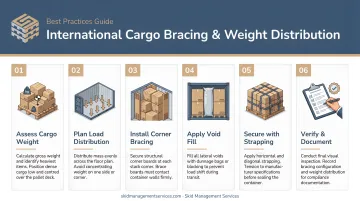 International cargo internal bracing and weight distribution best practices step-by-step guide