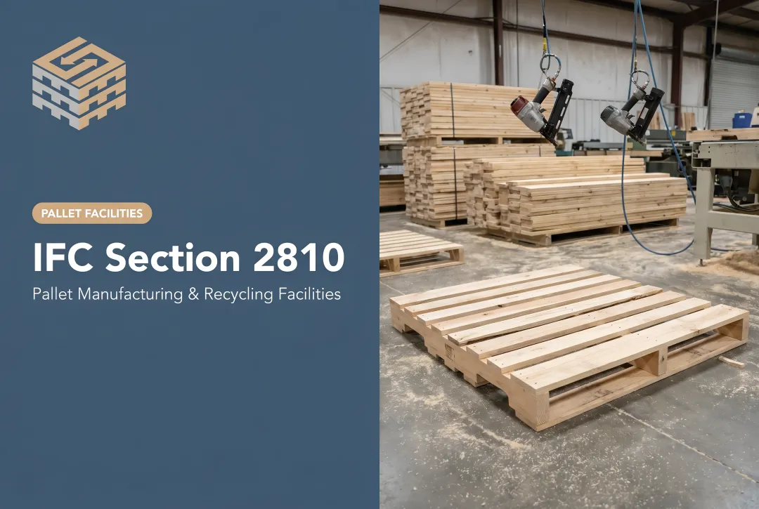 IFC Section 2810: Pallet Manufacturing & Recycling Facilities