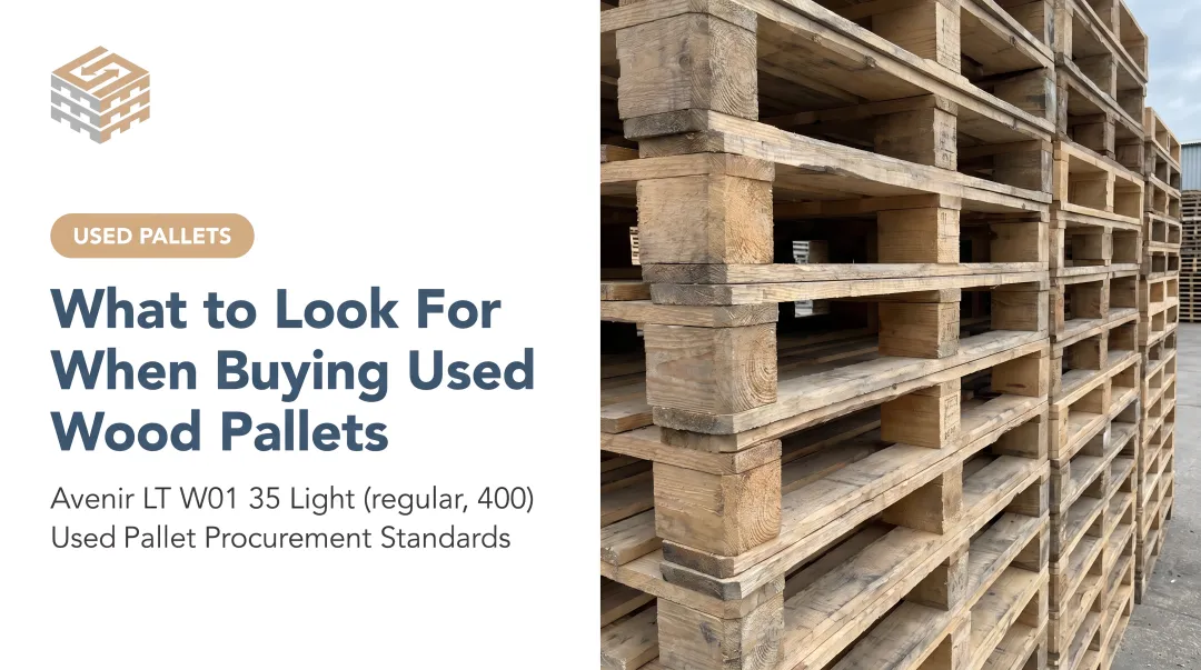 What to Look For When Buying Used Wood Pallets