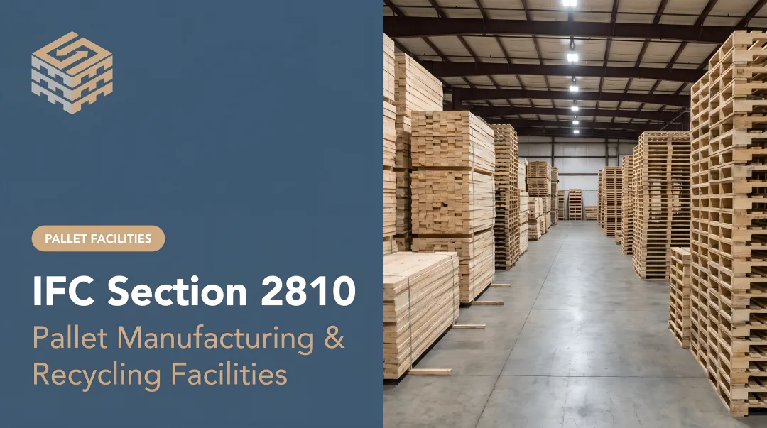 IFC Section 2810: Pallet Manufacturing & Recycling Facilities