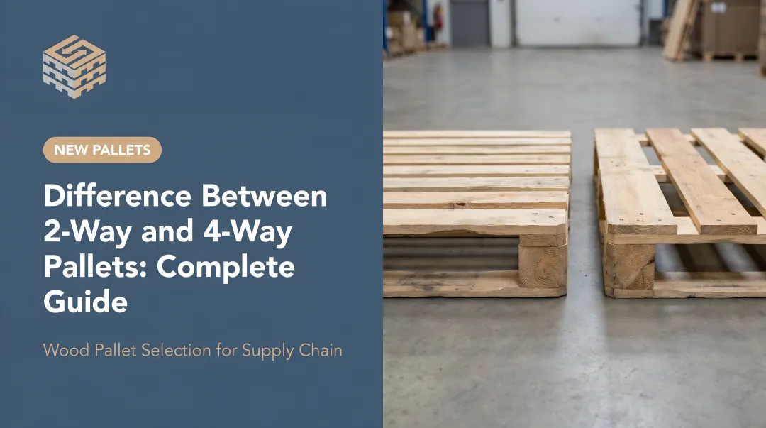 Difference Between 2-Way and 4-Way Pallets: Complete Guide