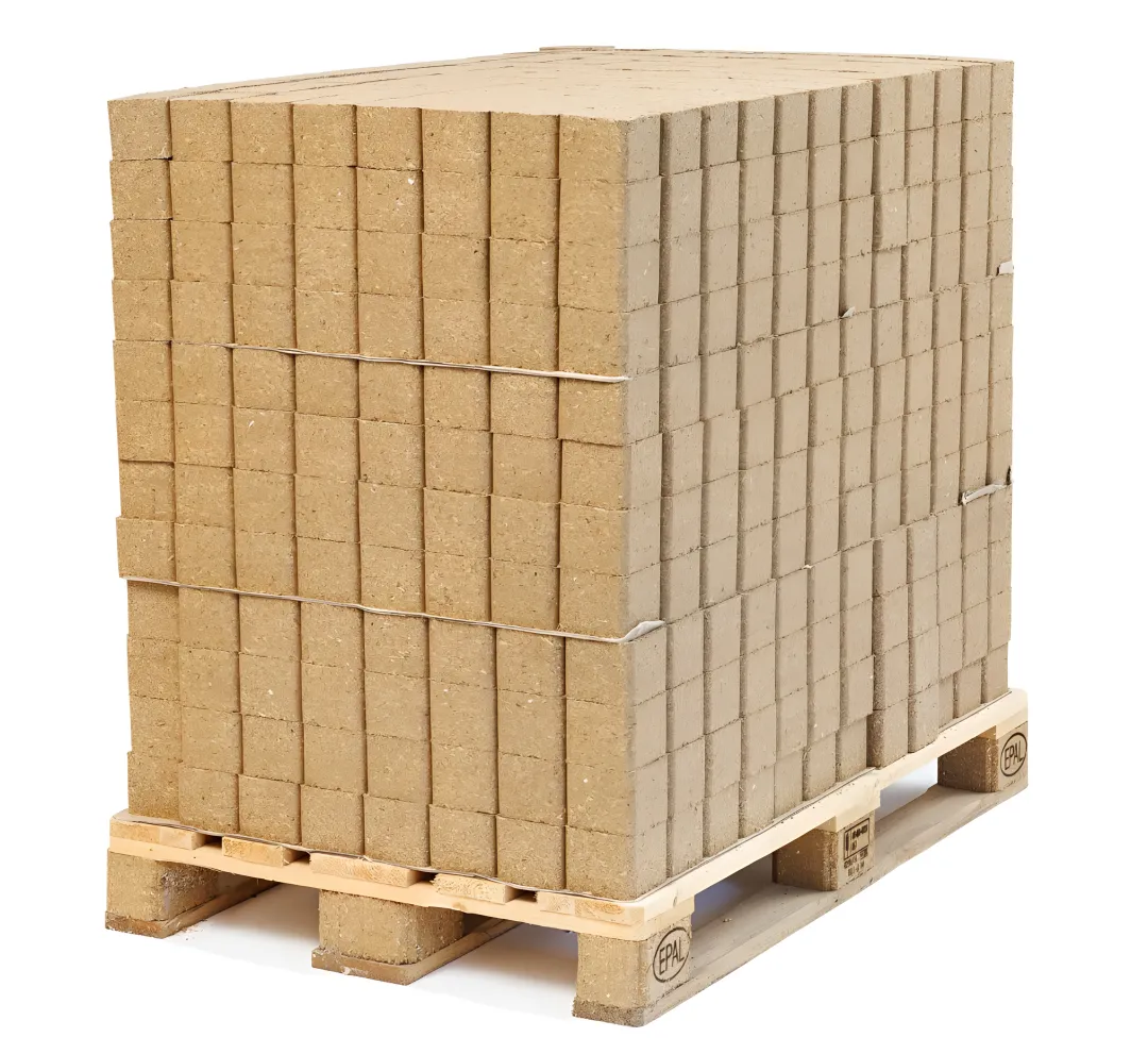 Compressed Wood Pallet Blocks