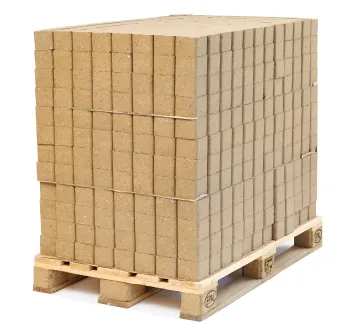 Compressed Wood Pallet Blocks