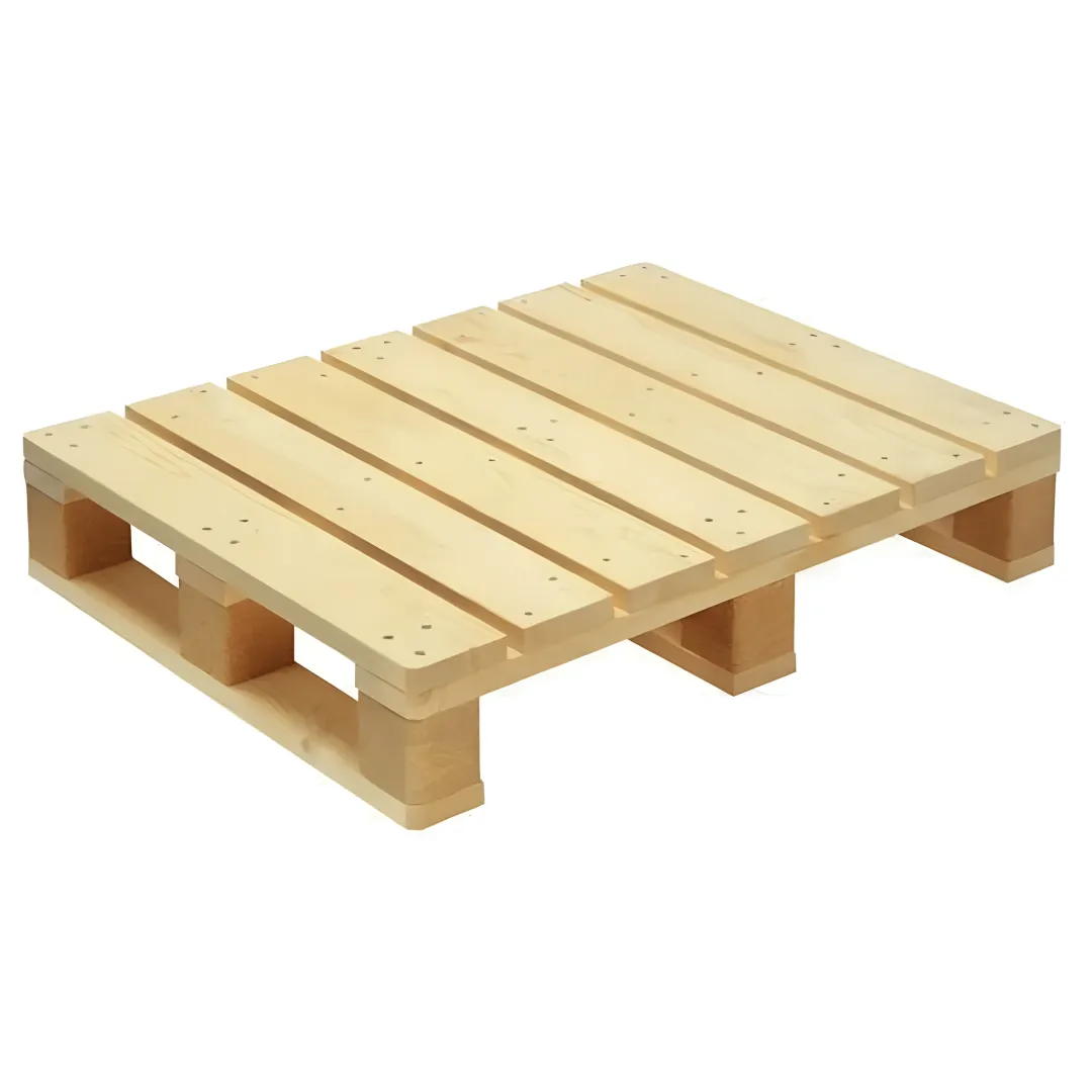 Partial 4-Way Entry Double Wing Stringer Pallets