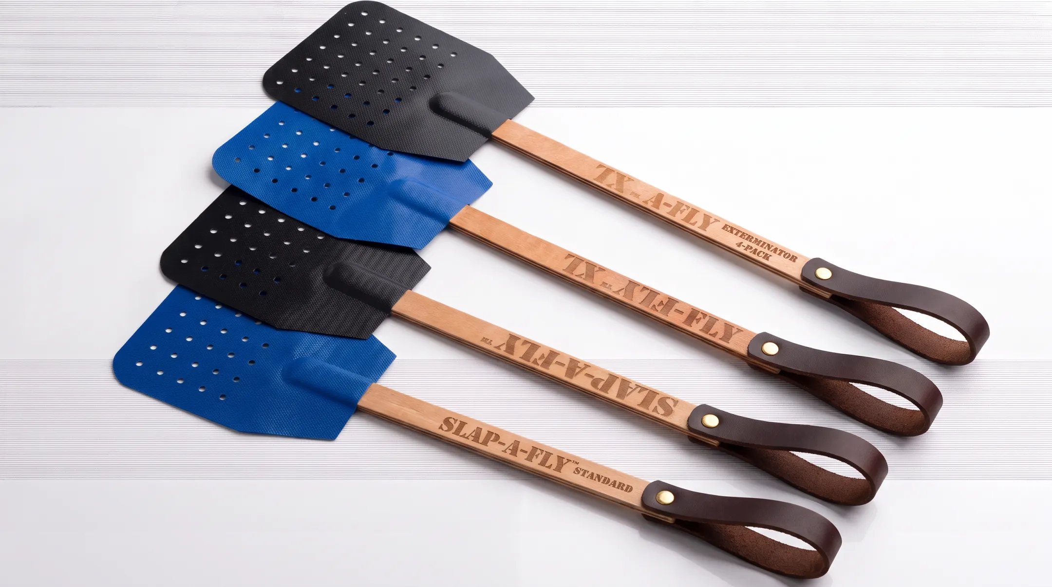 Slap-a-Fly heavy-duty swatter product lineup with pricing and features
