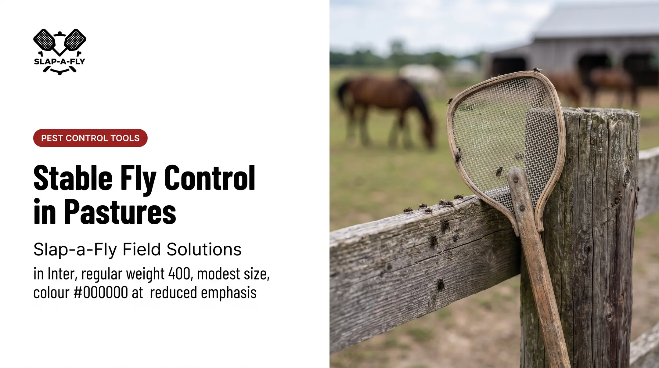 Stable Fly Control in Pastures