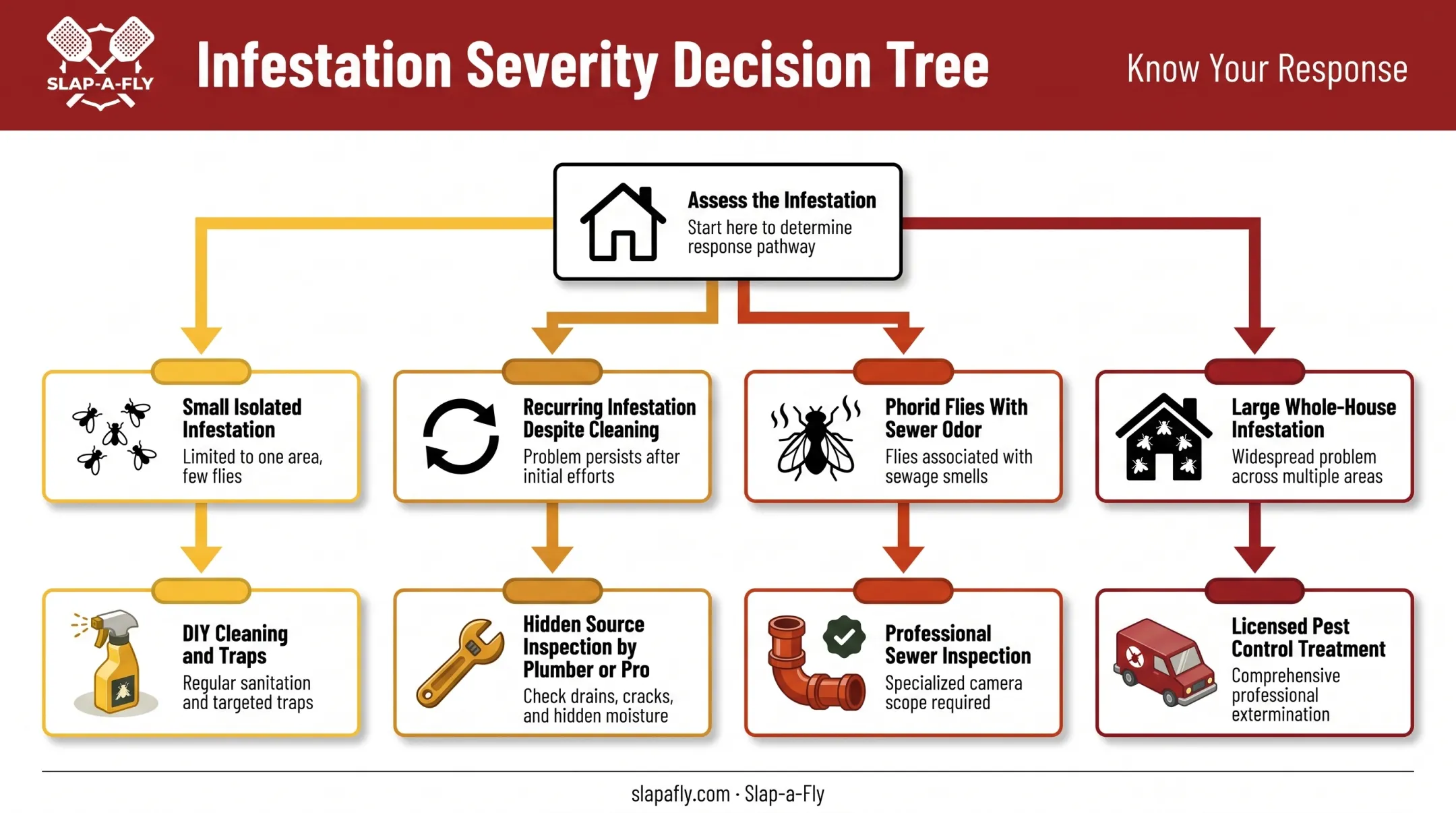 Decision guide for DIY fly removal versus calling pest control professional