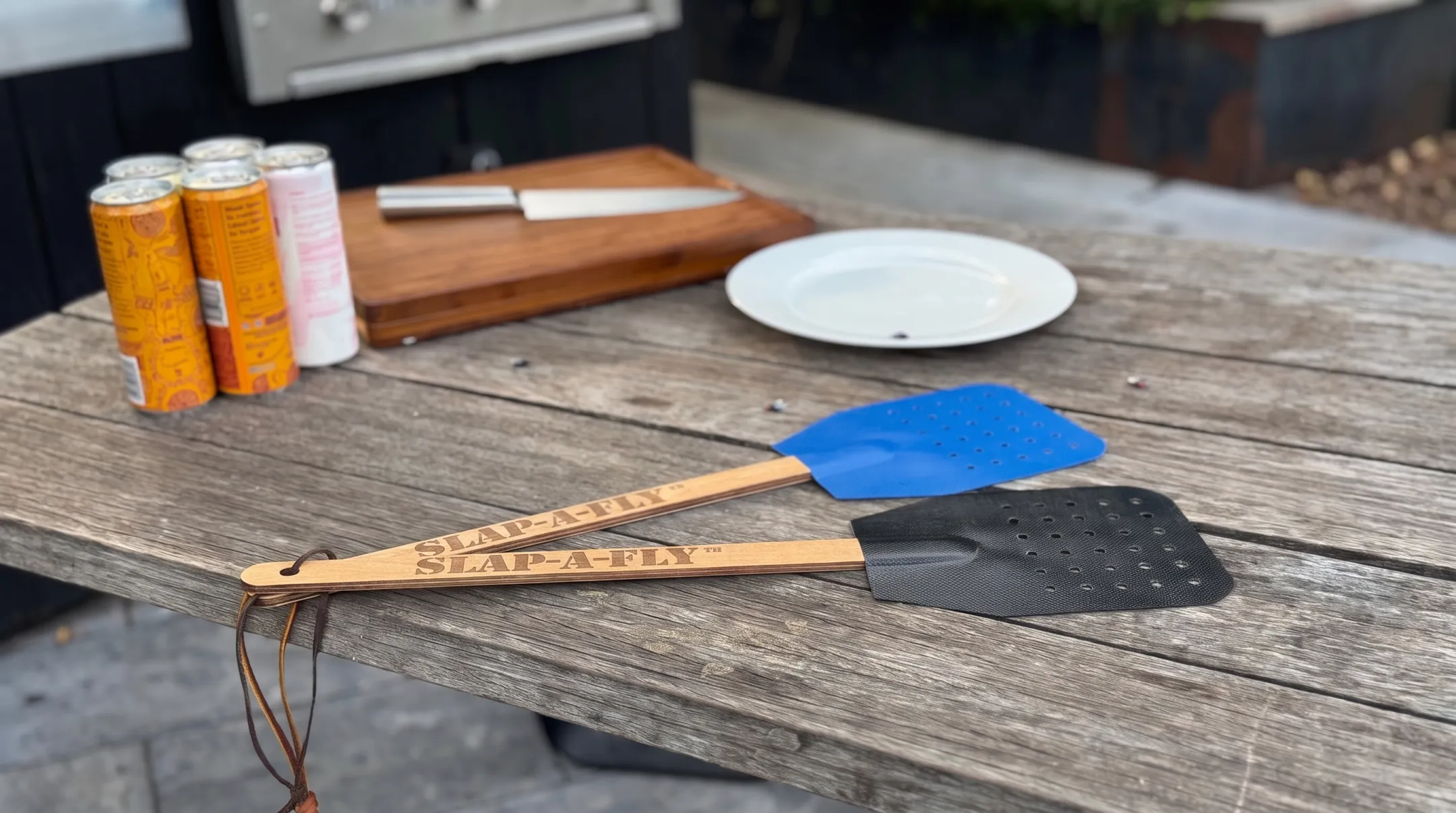 Exterminator 4-pack flyswatters displayed for whole-home fly control