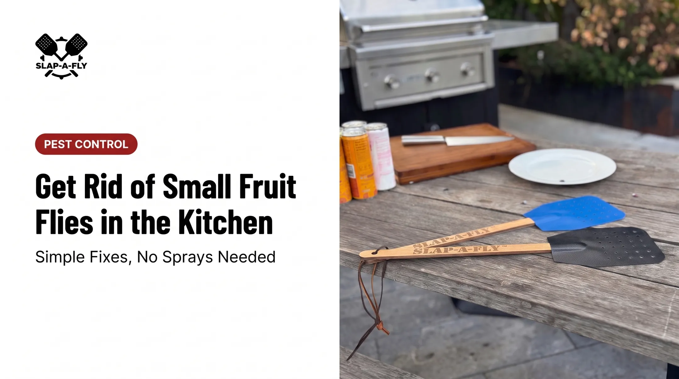 Get Rid of Small Fruit Flies in the Kitchen