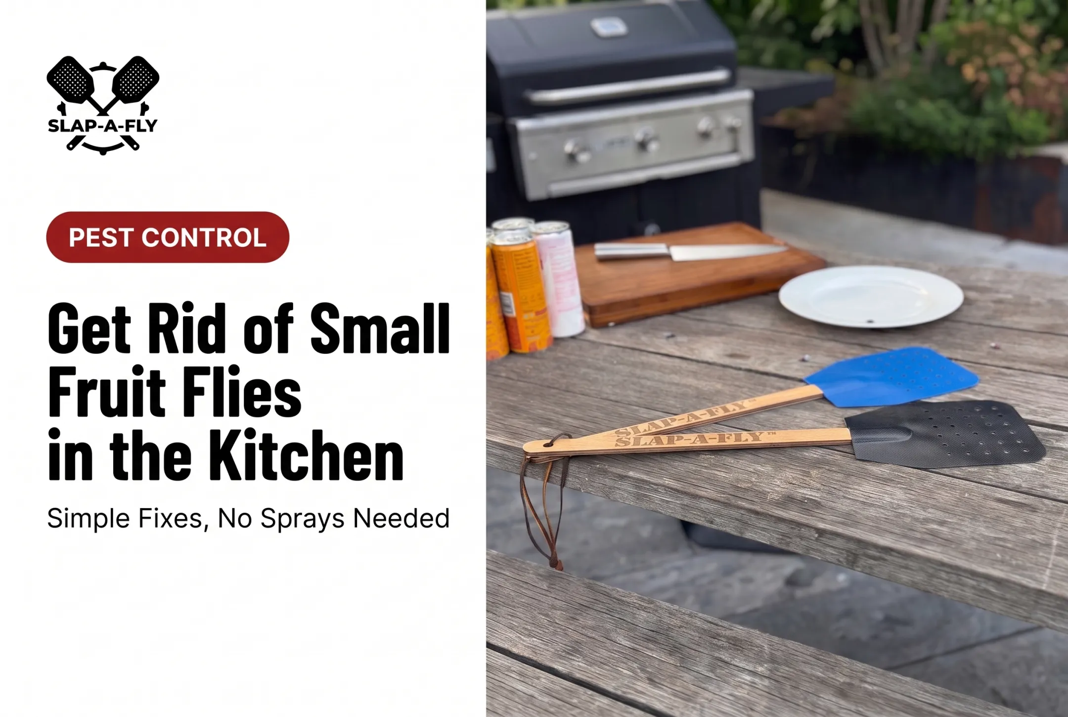 Get Rid of Small Fruit Flies in the Kitchen