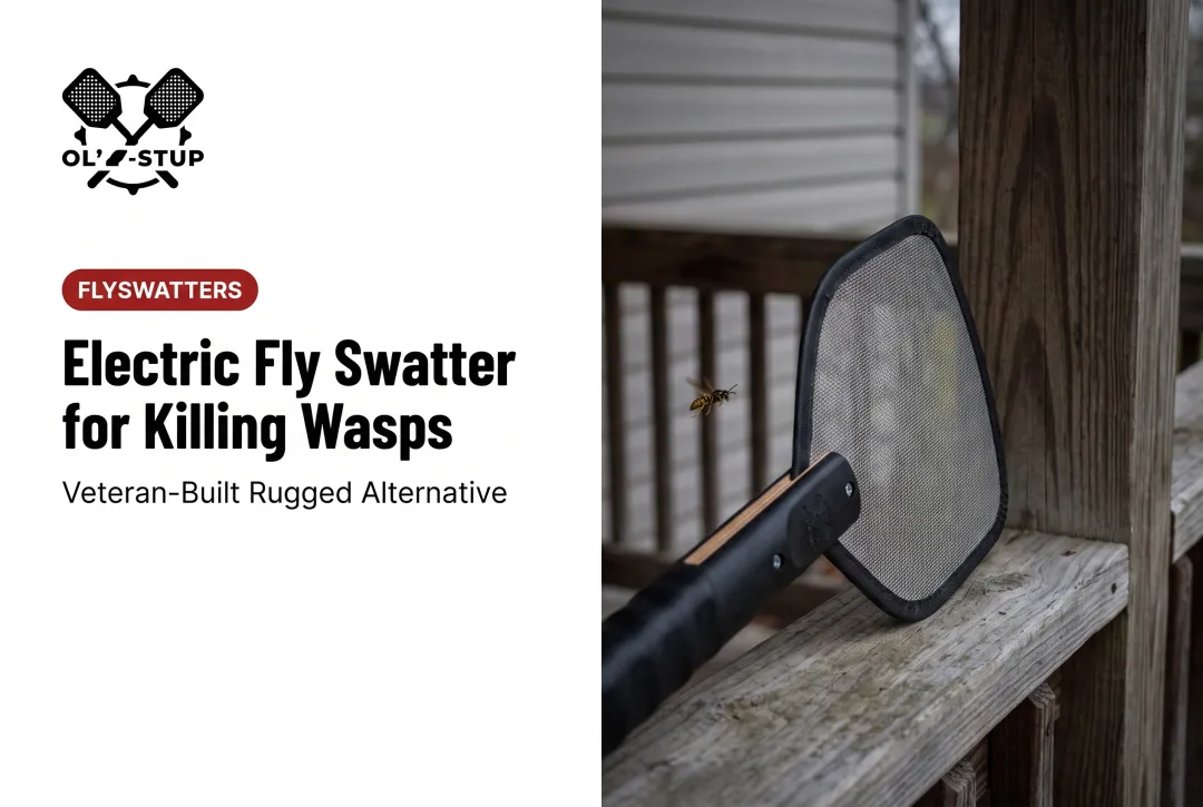 Electric Fly Swatter for Killing Wasps