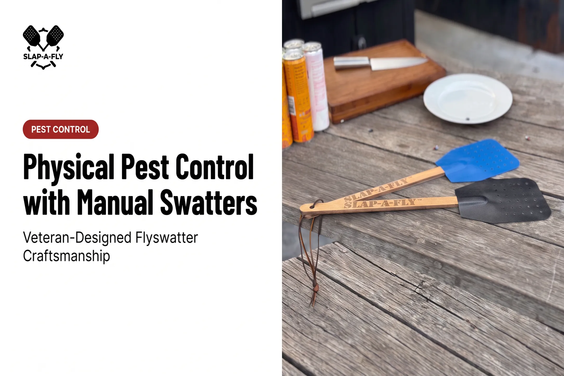 Physical Pest Control with Manual Swatters