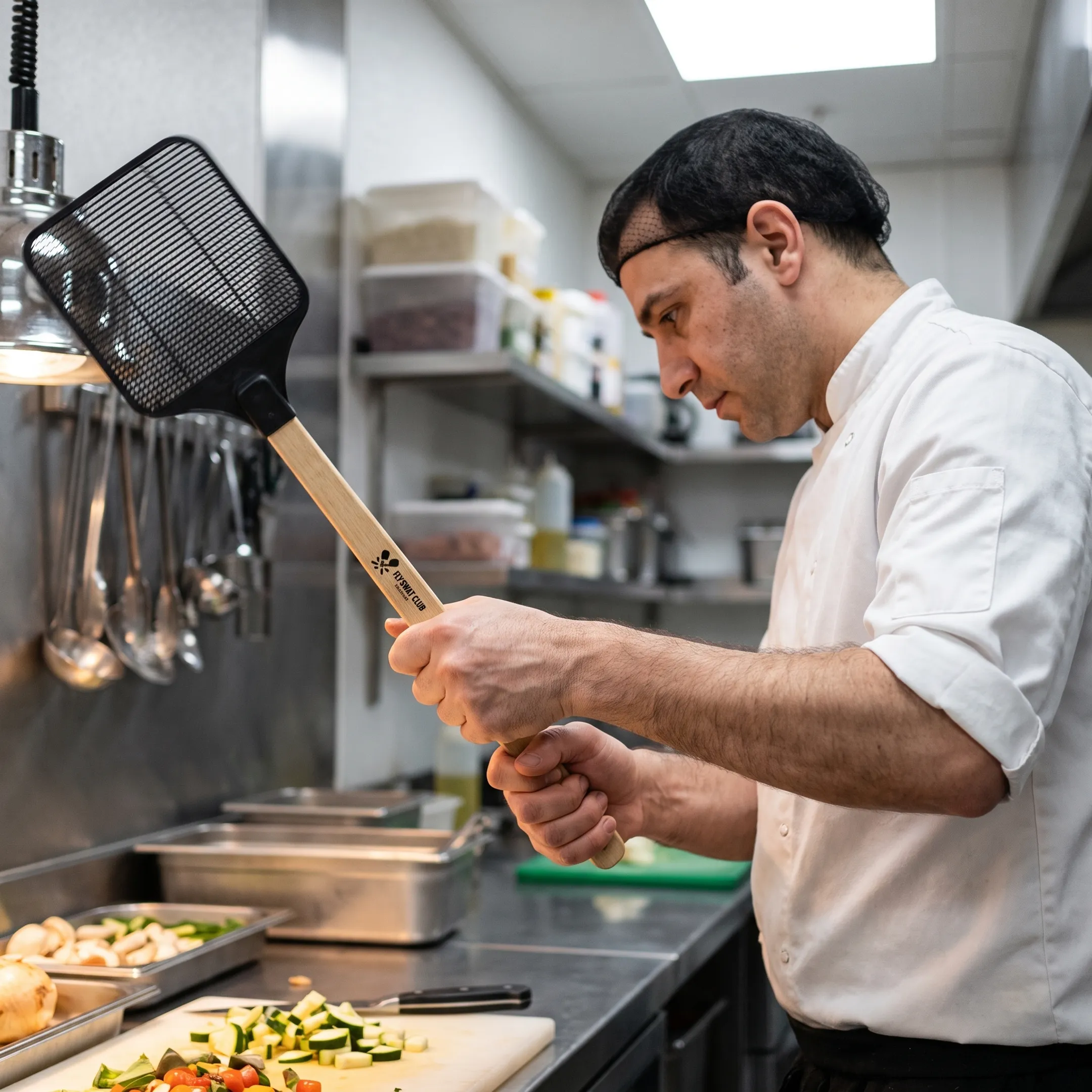 Commercial kitchen fly control