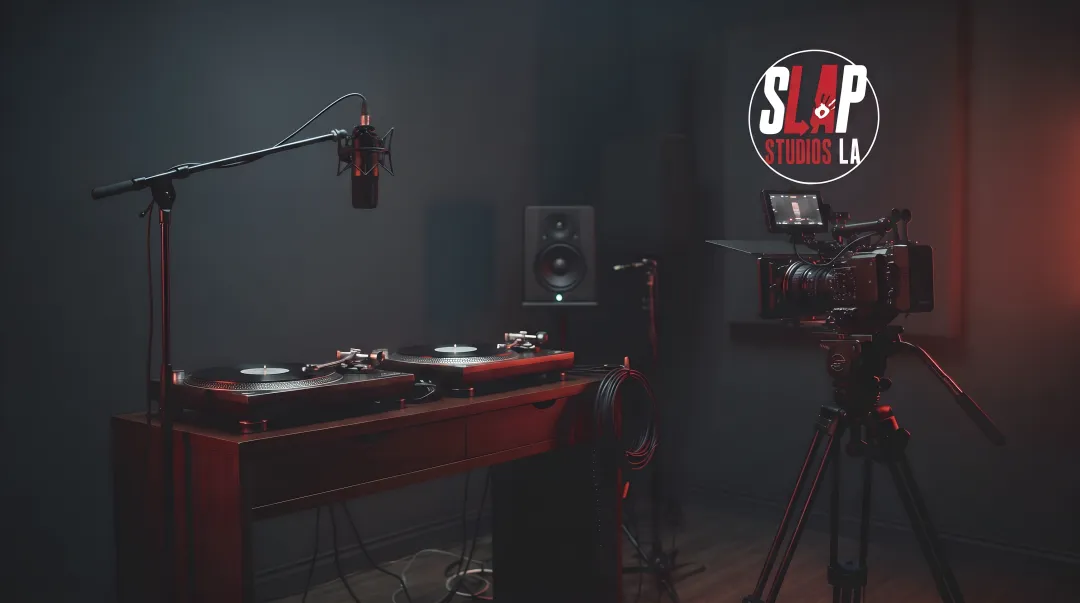 Multi-camera studio setup filming influencer content for Instagram ads