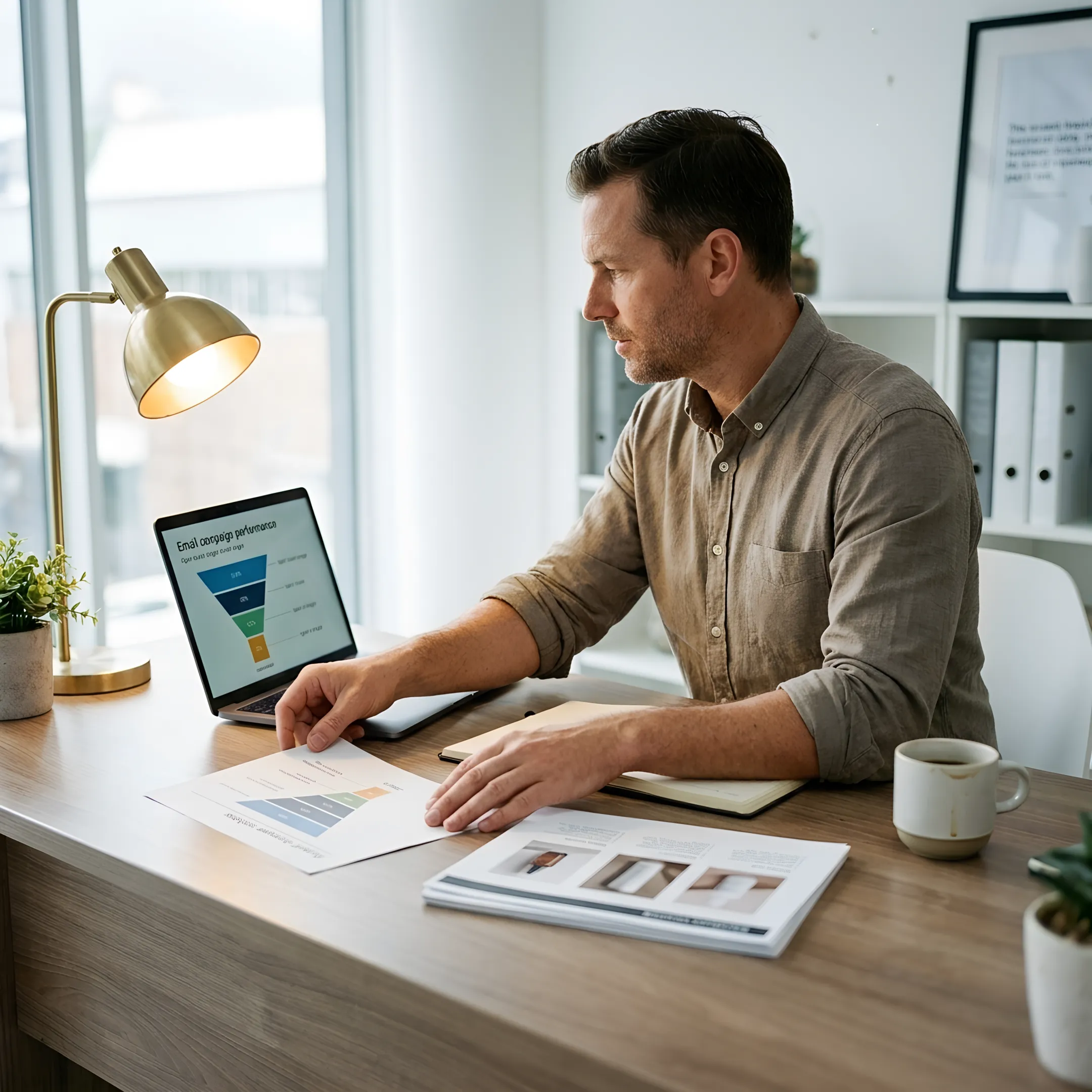 Ecommerce email strategy planning session