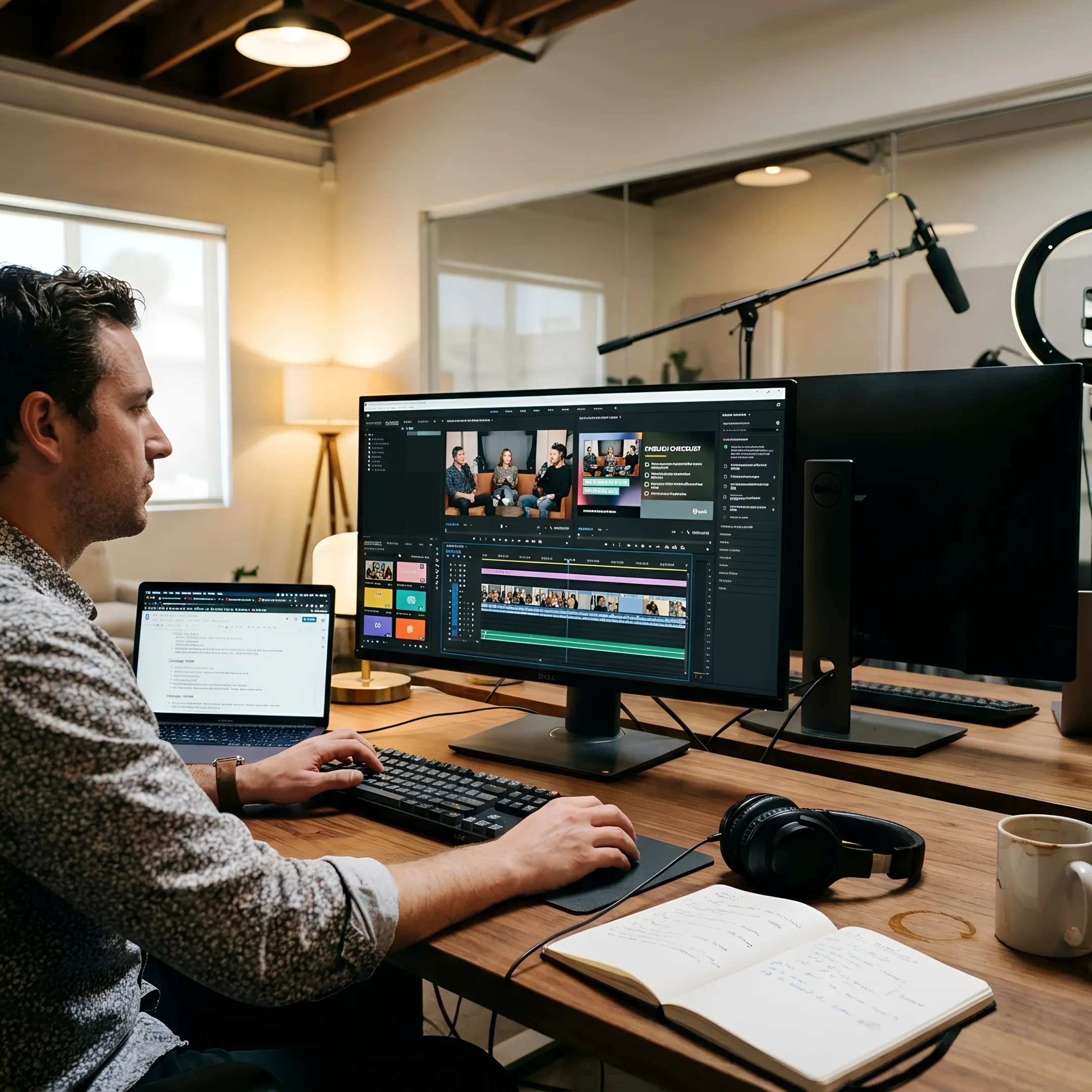 Producer editing branded video content