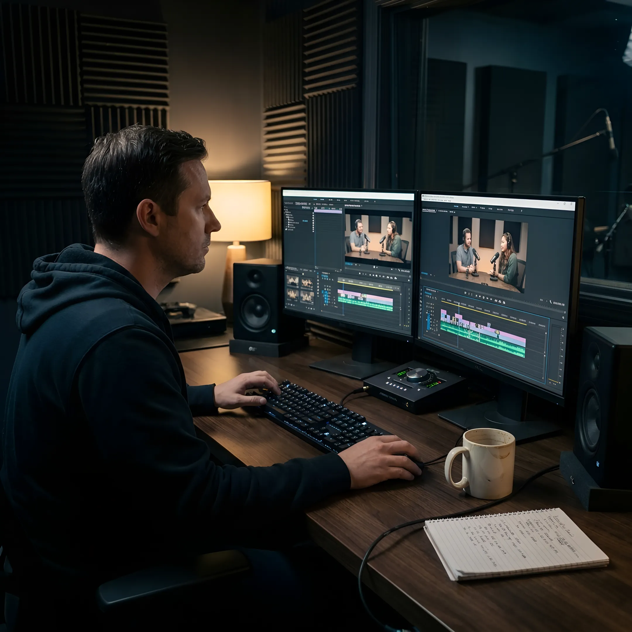 Editor refining a multi-camera video project