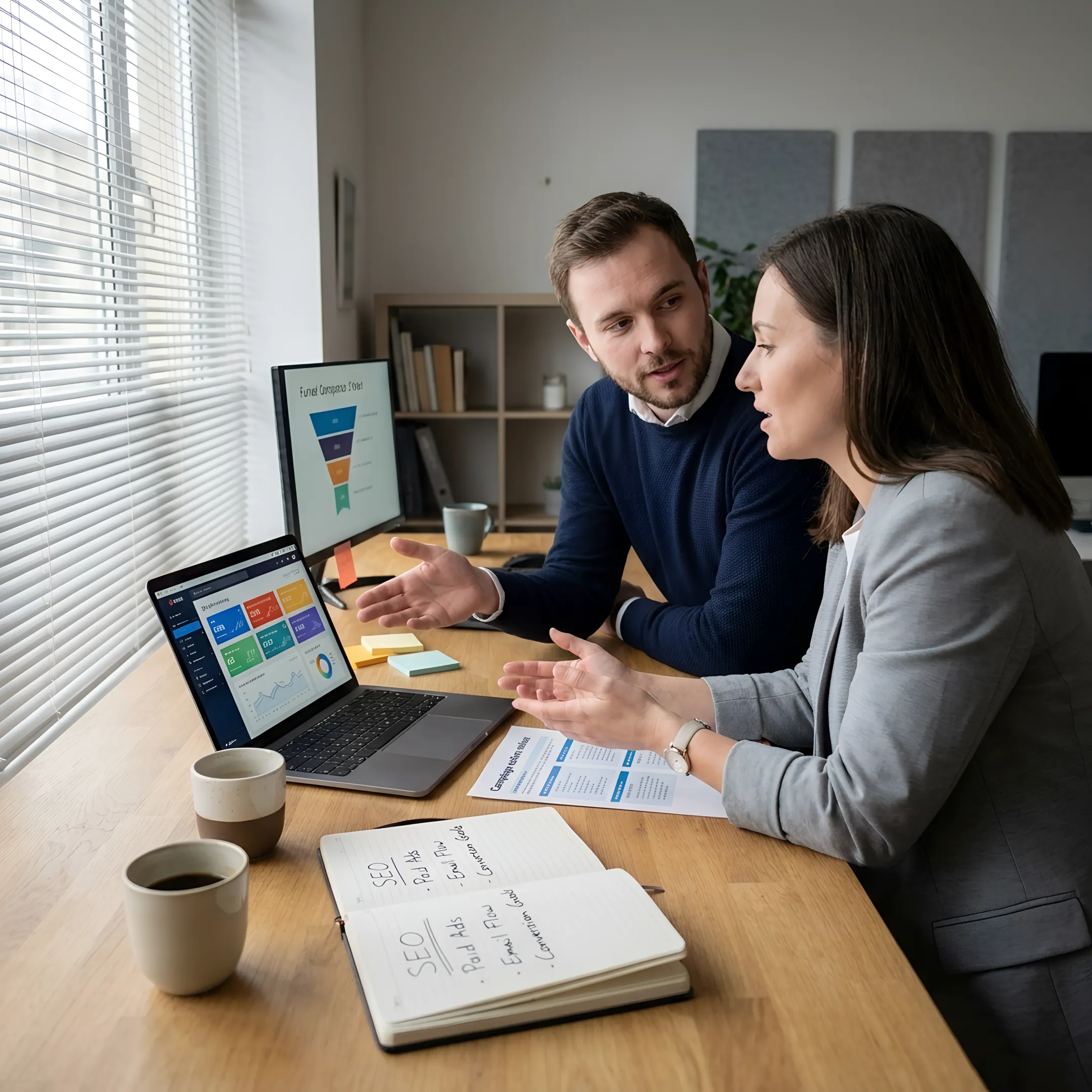 Digital marketing strategy session