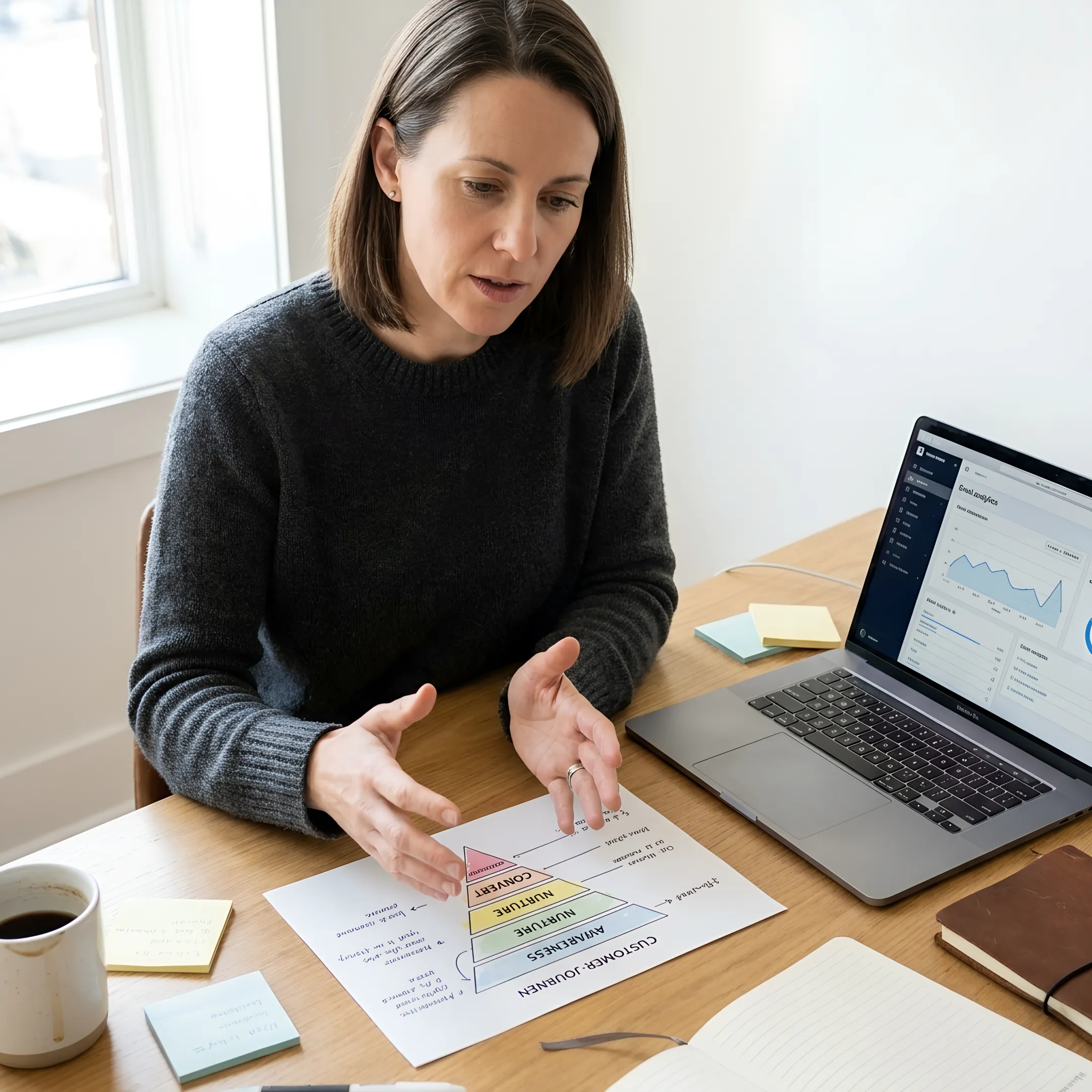 Email automation workflow planning session