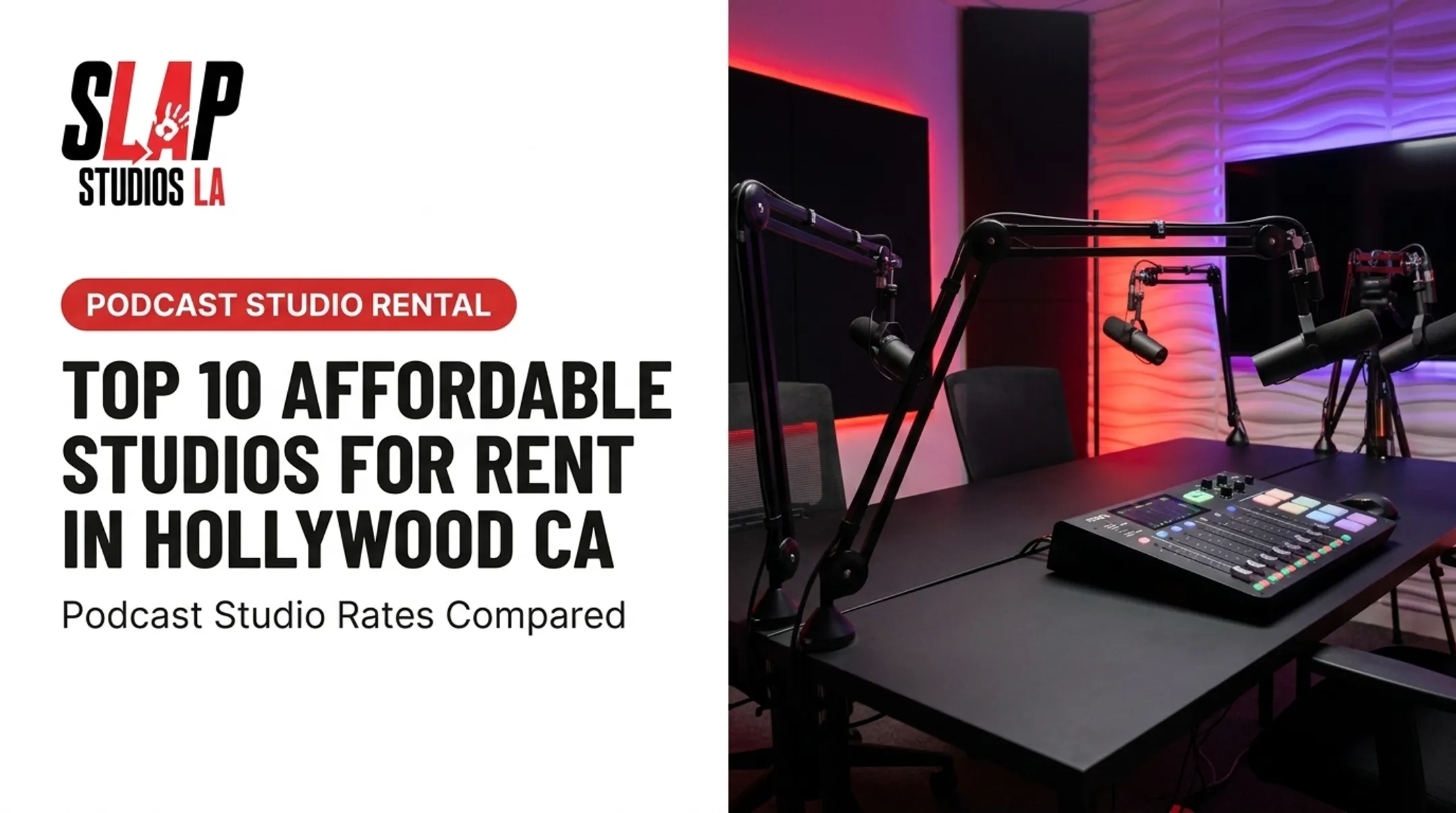 Top 10 Affordable Studios for Rent in Hollywood CA