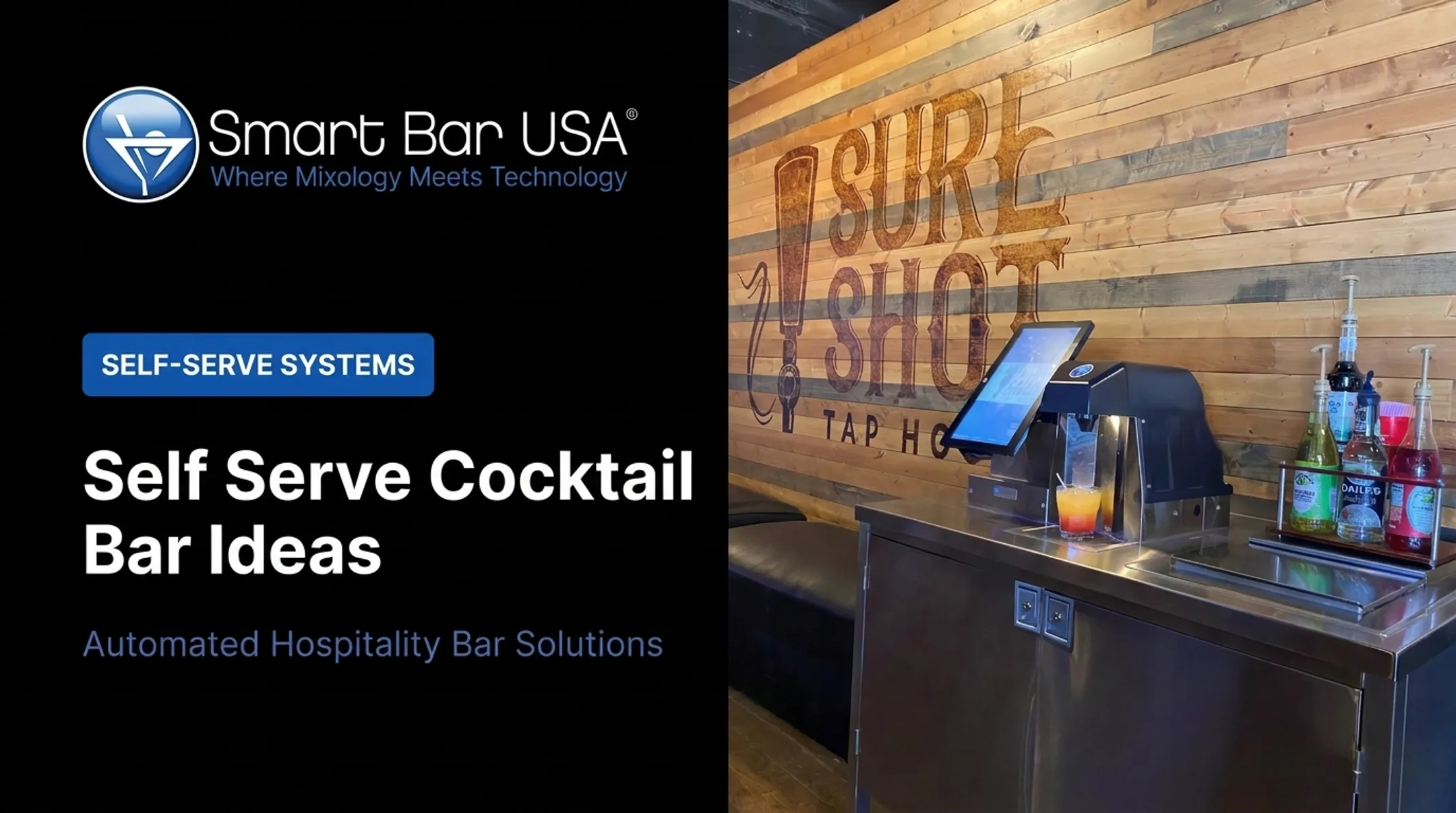 Self Serve Cocktail Bar Ideas