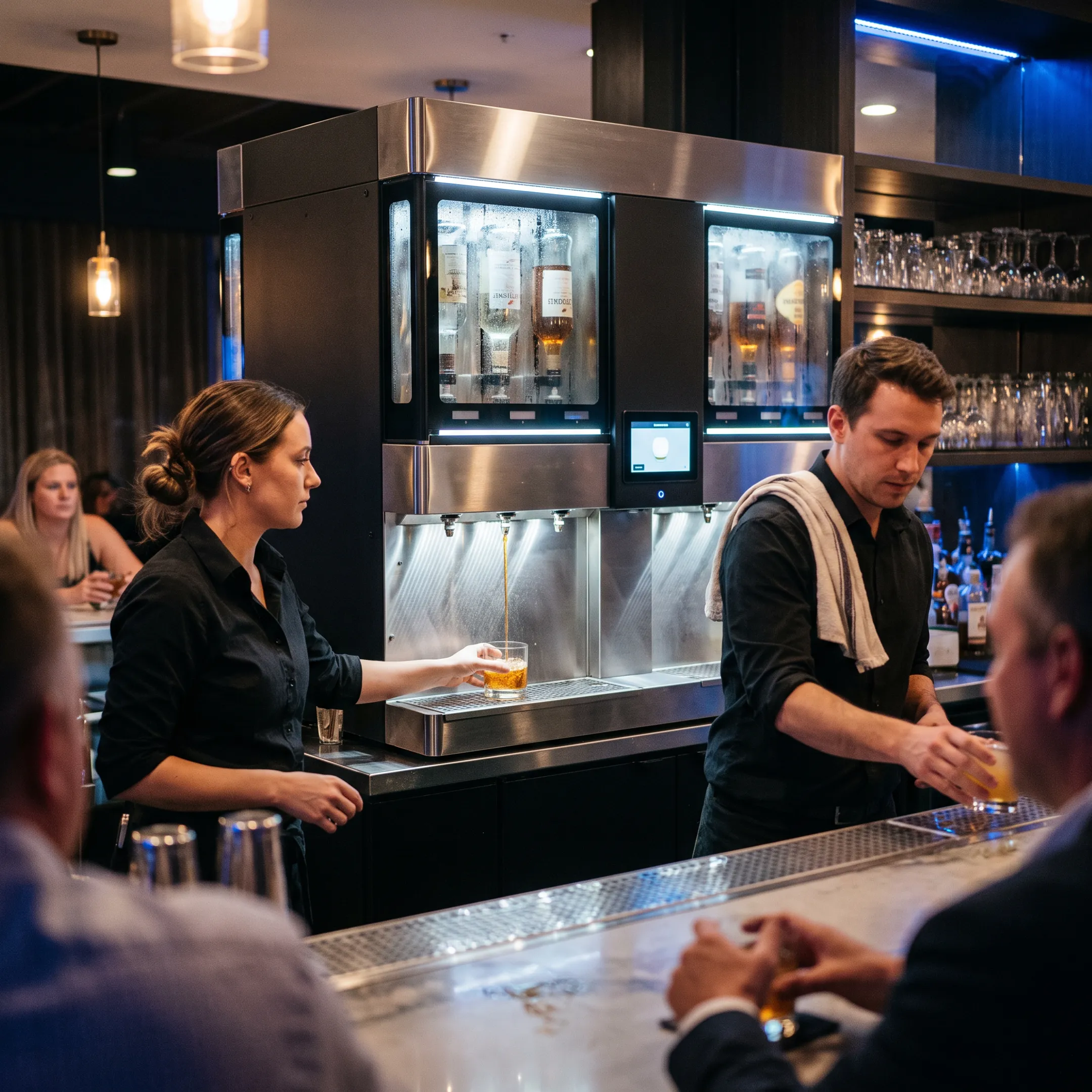 Bar and restaurant beverage service