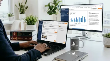 Virtual assistant handling law firm social media scheduling and content tasks