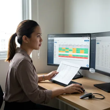 Remote assistant coordinating medical office tasks