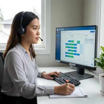 Remote HIPAA answering assistant