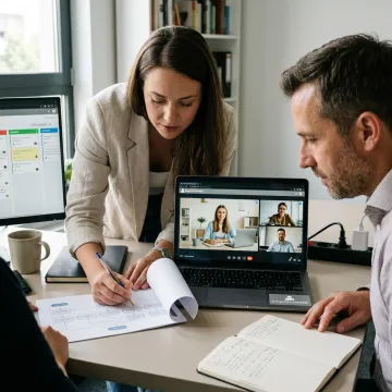 Remote staff onboarding workflow
