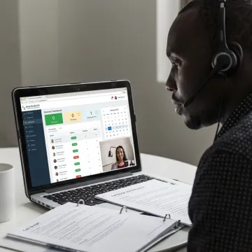 Remote receptionist onboarding with call scripts