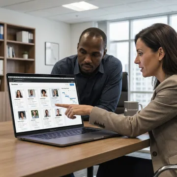 Remote staffing consultation and onboarding process
