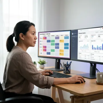 Remote marketer managing home service campaigns