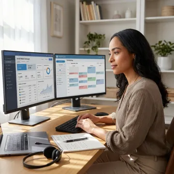 Remote healthcare marketing support team