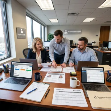 Recruiting team screening accounting candidates