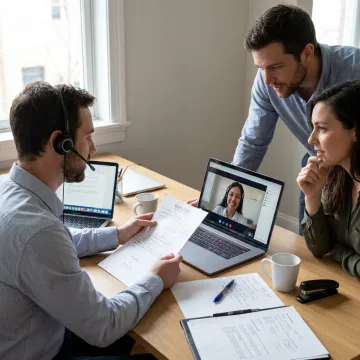 Remote customer service onboarding process