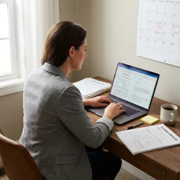 Real estate transaction coordinator working remotely