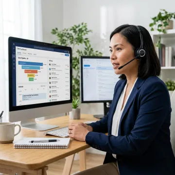 Offshore SDR booking B2B sales calls