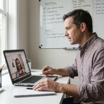 Remote onboarding process for offshore back office staff