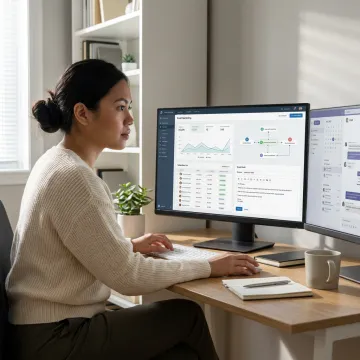 Virtual assistant managing email marketing campaigns