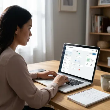 Email marketing virtual assistant working remotely