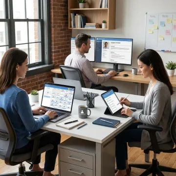 Home care staffing workflow planning