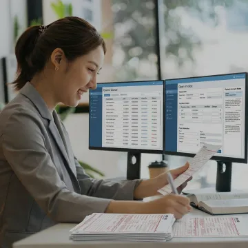 Medical billing virtual assistant working remotely